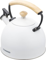Чайник металлический Starwind Chef Country 2.5л. белый (SW-CH1712)