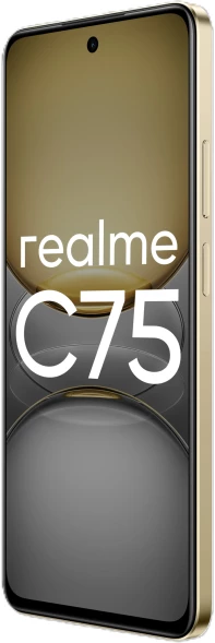 Смартфон Realme RMX3941 C75 128Gb 8Gb золотой моноблок 3G 4G 2Sim 6.72&amp;quot; 1080x2400 Android 14 50Mpix 802.11 a/b/g/n/ac NFC GPS GSM900/1800 GSM1900 A-GPS microSD max2048Gb