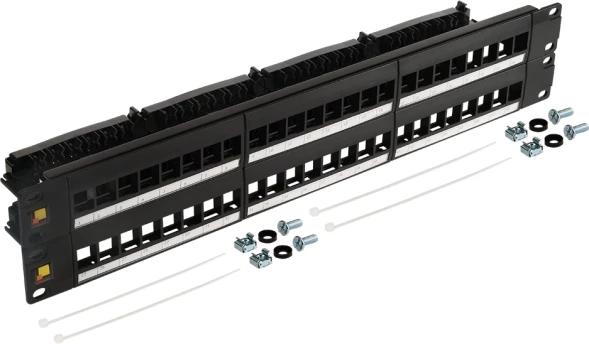 Патч-панель наборная Lanmaster LAN-PPN48OK-UTP 19&amp;quot; 2U 48x UTP