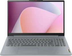 Ноутбук Lenovo IdeaPad Slim 3 15AMN8 Ryzen 5 7520U 16Gb SSD512Gb AMD Radeon 610M 15.6&amp;quot; IPS FHD (1920x1080) без ОС grey WiFi BT Cam (82XQ00N7PS)
