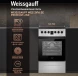 Плита Электрическая Weissgauff WES 2V16 SE Premium Line серебристый стеклокерамика (без крышки)
