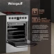 Плита Электрическая Weissgauff WES 2V16 SE Premium Line серебристый стеклокерамика (без крышки)