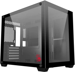 Корпус Bloody BD-CC108 черный без БП mATX 9x120mm 2xUSB3.0 audio bott PSU
