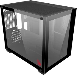 Корпус Bloody BD-CC108 черный без БП mATX 9x120mm 2xUSB3.0 audio bott PSU