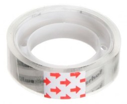 Клейкая лента канцелярская Silwerhof 481054 прозрачная шир.12мм дл.33м 35мкр полипропилен спайка