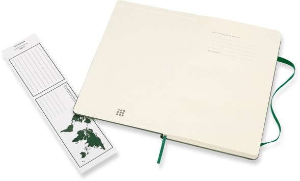 Блокнот Moleskine CLASSIC QP061K15 Large 130х210мм 240стр. клетка твердая обложка зеленый