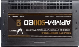 Блок питания Formula ATX 500W APMM-500BD 80+ bronze (20+4pin) APFC 120mm fan 5xSATA RTL