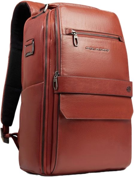 Рюкзак мужской Piquadro Solm CA7021S141/CU табачный натур.кожа