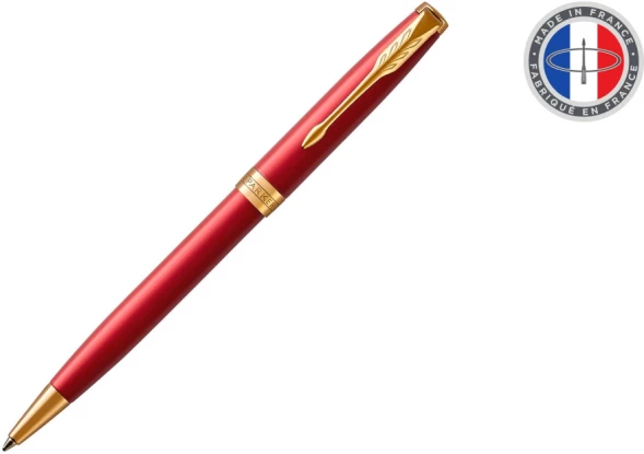Ручка шариков. Parker Sonnet Core K539 (1931476) LaqRed GT M черн. черн. подар.кор.