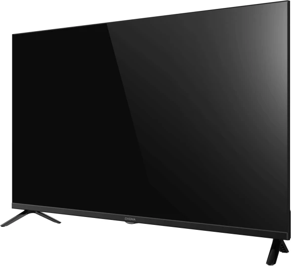 Телевизор LED Digma 40&amp;quot; DM-LED40SBB36 Салют ТВ Frameless Metal черный FULL HD 60Hz DVB-T DVB-T2 DVB-C DVB-S DVB-S2 USB WiFi Smart TV