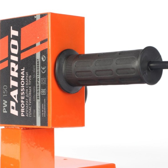 Сварочный аппарат для пластиковых труб Patriot PW 150 The One 0.875кВт Тмакс.:300 парн.насад. (кейс в компл.) (170302005)