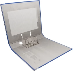 Папка-регистратор Silwerhof A4 50мм ПВХ/бумага синий мет.окант. сборная (упак.:2шт)