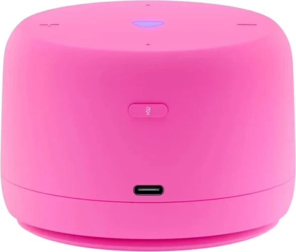 Умная колонка Yandex Станция Лайт 2 без часов Алиса розовый 6W 1.0 BT/Wi-Fi 10м (YNDX-00028PNK)