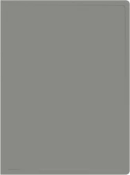 Папка с 30 прозр.вклад. Silwerhof Eco A4 пластик 0.5мм серый