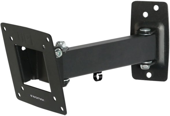 Кронштейн для телевизора Kromax OPTIMA-103 черный 10&amp;quot;-28&amp;quot; макс.25кг настенный поворотно-выдвижной и наклонный
