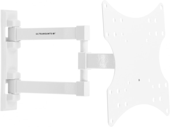 Кронштейн для телевизора Ultramounts UM867W белый 23&amp;quot;-42&amp;quot; макс.20кг настенный поворот и наклон