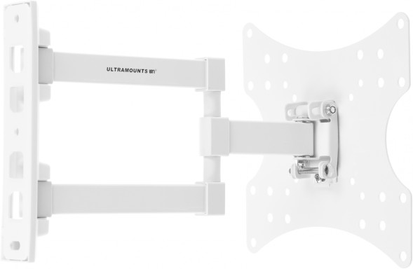 Кронштейн для телевизора Ultramounts UM867W белый 23&amp;quot;-42&amp;quot; макс.20кг настенный поворот и наклон