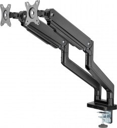 Кронштейн для мониторов Ultramounts UM731 черный 17&amp;quot;-35&amp;quot; макс.16кг крепление к столешнице поворот и наклон