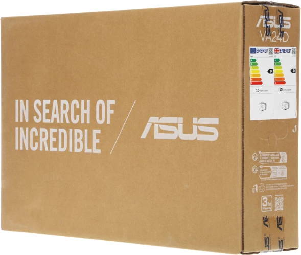 Монитор Asus 23.8&amp;quot; VA24DQFR черный IPS LED 16:9 HDMI M/M матовая 250cd 178гр/178гр 1920x1080 100Hz VGA DP FHD 3.56кг