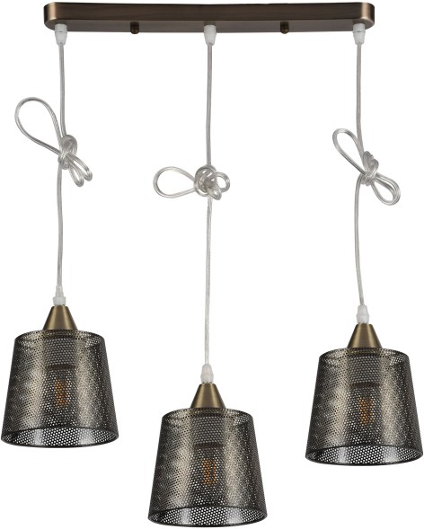 Светильник Hiper Wink H229-3 подвес. цв.св.:белый бронзовый