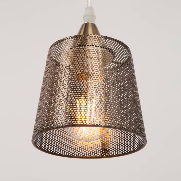 Светильник Hiper Wink H229-3 подвес. цв.св.:белый бронзовый