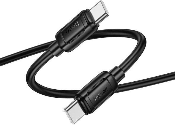 Кабель Hoco X115 51998 USB-C-USB-C 1.2м черный