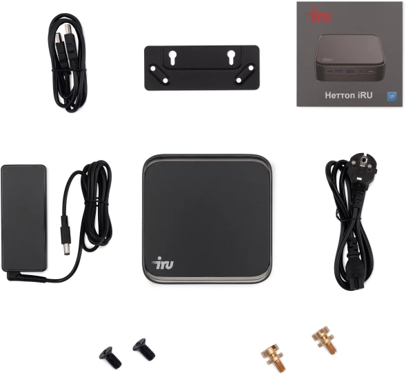 Неттоп IRU 310TLCN i5 1135G7 (2.4) 16Gb SSD512Gb Iris Xe noOS GbitEth WiFi BT черный (1975175)