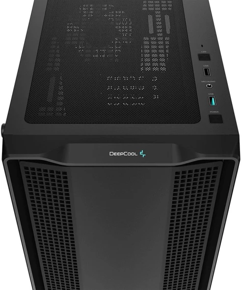 Корпус Deepcool CC360 ARGB черный без БП mATX 5x120mm 4x140mm 1xUSB2.0 1xUSB3.0 audio bott PSU