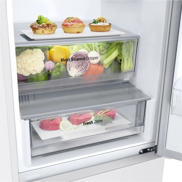 Холодильник LG GC-B459AQQW 2-хкамерн. белый инвертер