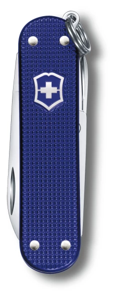 Нож перочинный Victorinox Classic SD Alox Night Dive (0.6221.222G) 58мм 5функц. синий подар.коробка