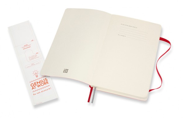 Блокнот Moleskine CLASSIC SOFT EXPENDED QP616EXPF2 Large 130х210мм 400стр. линейка мягкая обложка красный