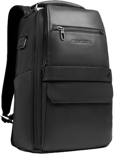Рюкзак мужской Piquadro Solm CA7021S141/N черный натур.кожа