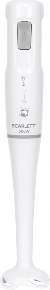 Блендер погружной Scarlett SC-HB42S12 500Вт белый