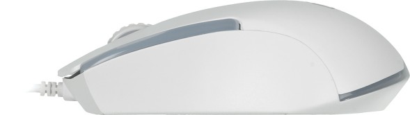 Мышь Оклик 245M белый оптическая (1000dpi) USB (3but)