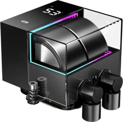 Система водяного охлаждения PcCooler DS360 BK Soc-AM5/AM4/1151/1200/1700 черный 4-pin Al LCD 300W Ret (DS360-BKNWXX-GL)