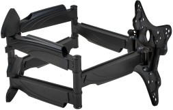 Кронштейн для телевизора Arm Media COBRA-45 new черный 22"-65" макс.45кг настенный поворотно-выдвижной и наклонный
