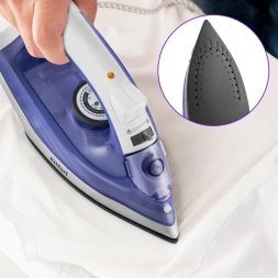 Утюг Kitfort КТ-2603 1300Вт белый/фиолетовый