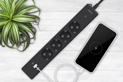 Сетевой удлинитель Powercube PC-7B-2M 1.9м (4 розетки) черный (коробка)