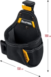 Сумка для инструментов Kraftool KP-5 5карм. черный/желтый (38778)