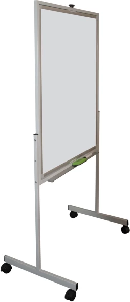 Флипчарт Silwerhof DAILY лак 70x100см на роликах белый вращающаяся