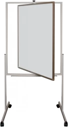 Флипчарт Silwerhof DAILY лак 70x100см на роликах белый вращающаяся