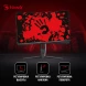 Монитор Bloody 24.5&amp;quot; MN251F серый IPS LED 1ms 16:9 HDMI M/M матовая HAS Piv 320cd 178гр/178гр 1920x1080 200Hz G-Sync DP FHD USB 4.3кг