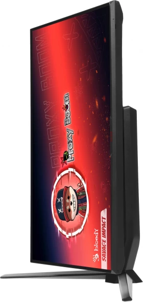 Монитор Bloody 24.5&amp;quot; MN251F серый IPS LED 1ms 16:9 HDMI M/M матовая HAS Piv 320cd 178гр/178гр 1920x1080 200Hz G-Sync DP FHD USB 4.3кг