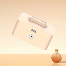 Ящик для денег Deli ET502 9x20x16 бежевый