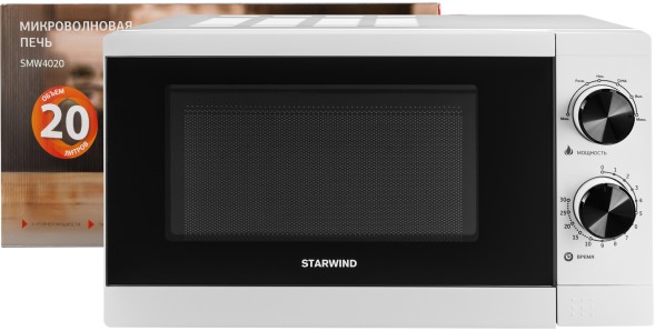 Микроволновая Печь Starwind SMW4020 20л. 700Вт белый