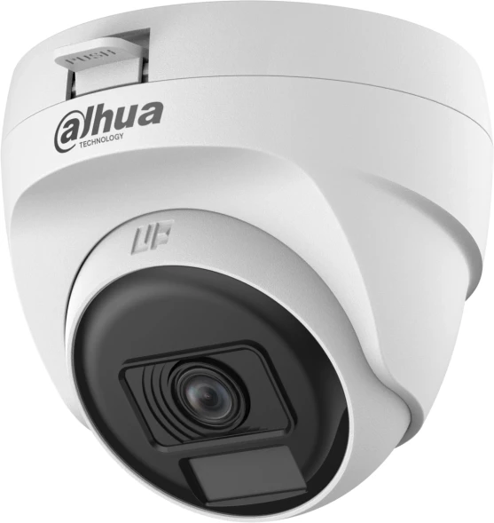 Камера видеонаблюдения аналоговая Dahua DH-HAC-T1A21P-U-IL-0280B 2.8-2.8мм HD-CVI HD-TVI цв. корп.:белый