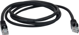 Патч-корд Buro UTP 4 пары cat5E CCA molded 1.5м черный RJ-45 (m)-RJ-45 (m)