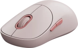 Мышь Xiaomi Wireless Mouse 3 розовый оптическая 1200dpi silent беспров. BT/Radio USB для ноутбука 4but (BHR8911GL)