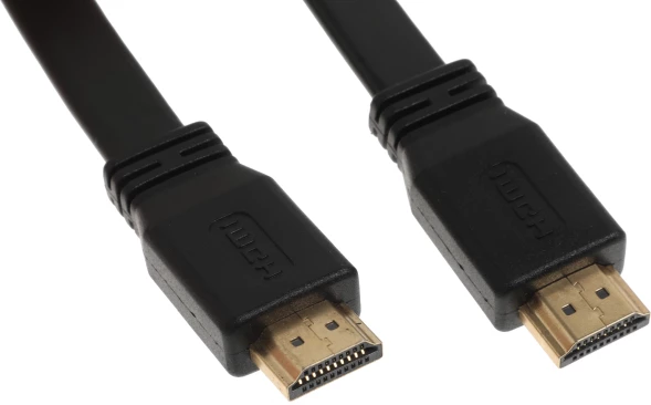 Кабель аудио-видео Buro BU-HDMI-FLAT-v1.4-3m HDMI (m)/HDMI (m) 3м. черный