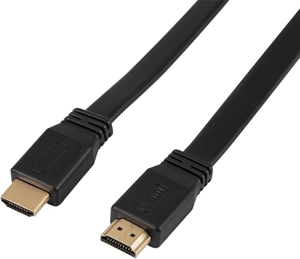 Кабель аудио-видео Buro BU-HDMI-FLAT-v1.4-3m HDMI (m)/HDMI (m) 3м. черный